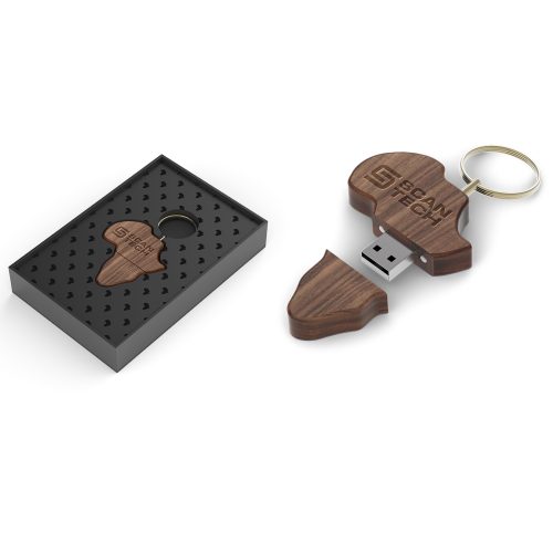 Andy Cartwright Afrique Wood Memory Stick - 16GB