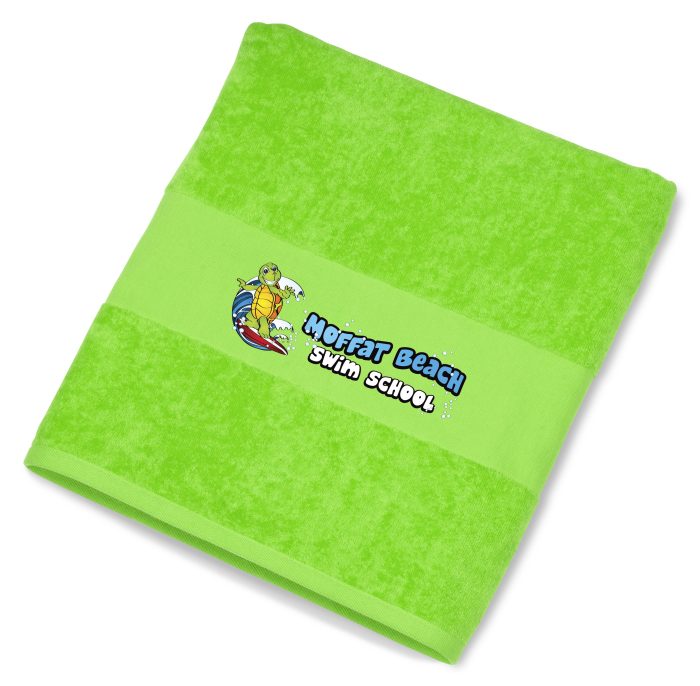 Bahamas Beach Towel - Lime