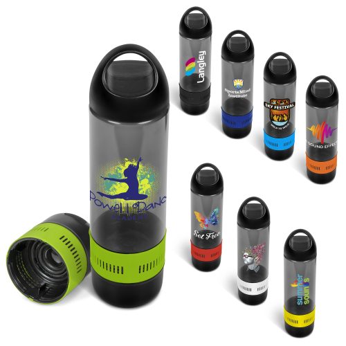 Bandit Tritan Water Bottle amp; Bluetooth Speaker - 500ML