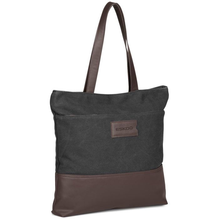 Hamilton Canvas Tote - Charcoal