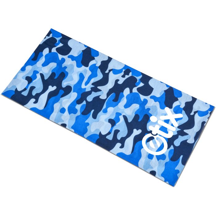 Kids Camo Flexi Tubular Bandana - Blue