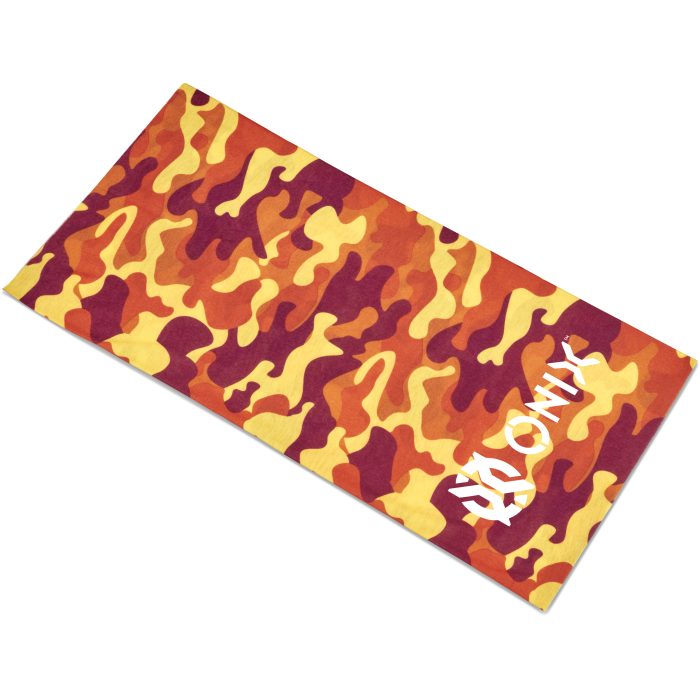 Kids Camo Flexi Tubular Bandana - Orange