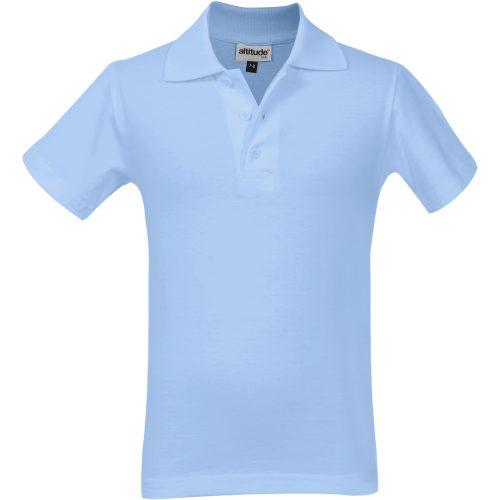 Kids Michigan Golf Shirt - Light Blue