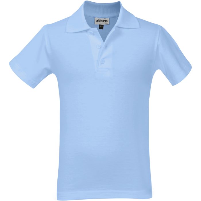 Kids Michigan Golf Shirt - Light Blue