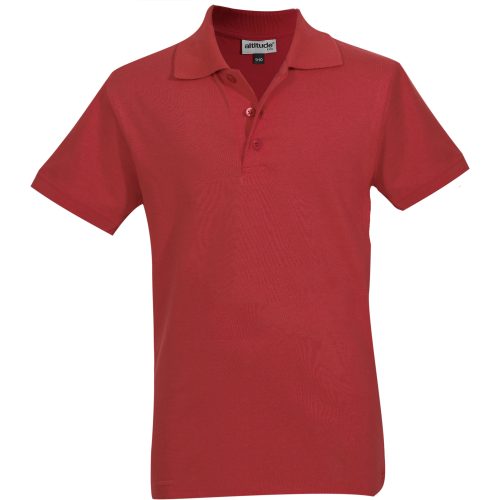 Kids Michigan Golf Shirt  - Red