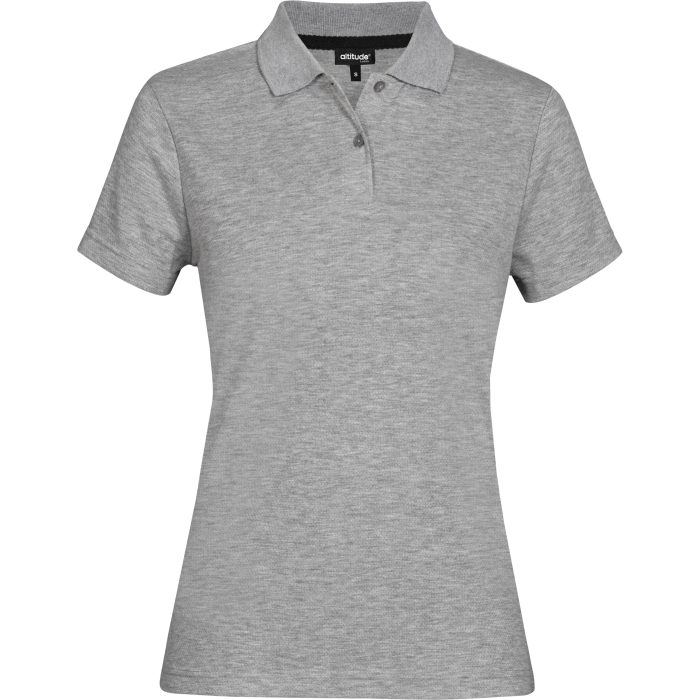 Ladies Bayside Golf Shirt - Grey