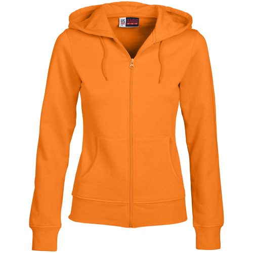 Ladies Bravo Hooded Sweater  - Orange