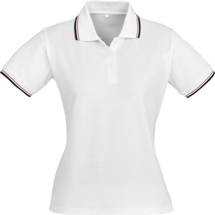 Ladies Cambridge Golf Shirt  - White