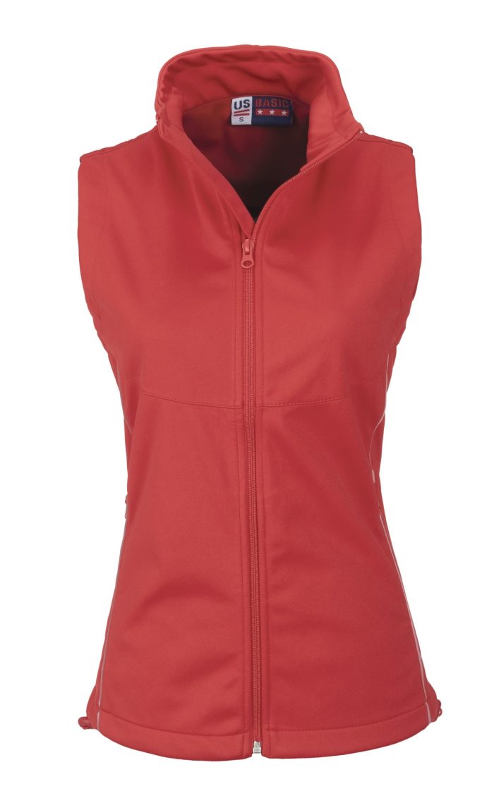 Ladies Cromwell Softshell Bodywarmer - Red