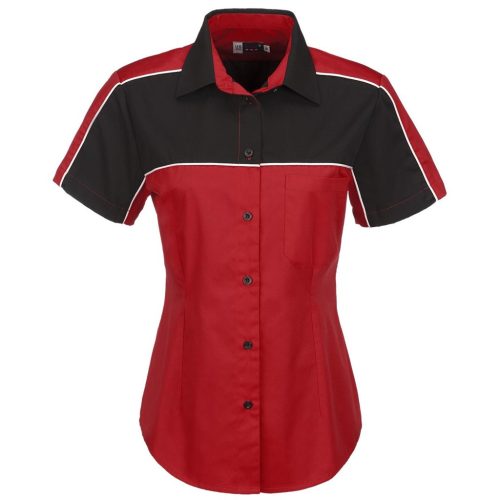 Ladies Daytona Pitt Shirt  - Red