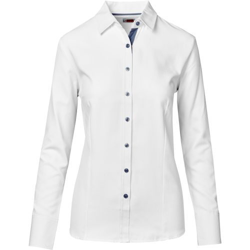 Ladies Long Sleeve Casablanca Shirt - Navy