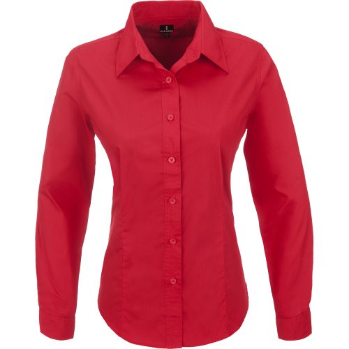 Ladies Long Sleeve Preston Shirt  - Red