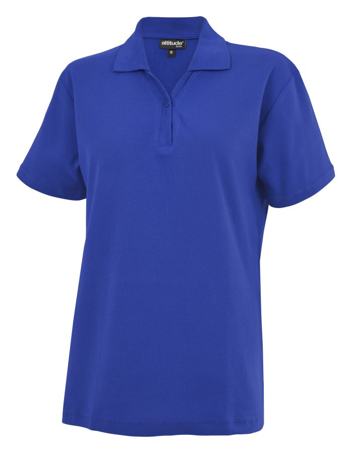 Ladies Melrose Heavyweight Golf Shirt - Royal Blue
