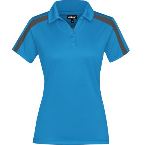 Ladies Nautilus Golf Shirt - Cyan