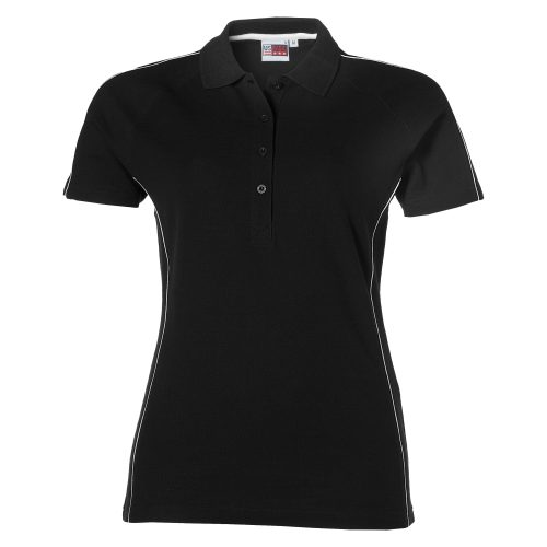 Ladies Pontiac Golf Shirt  - Black