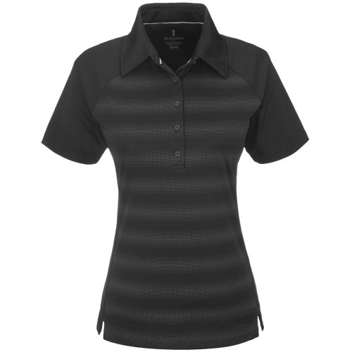 Ladies Shimmer Golf Shirt  - Black