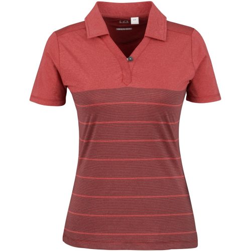 Ladies Streak Golf Shirt  - Red