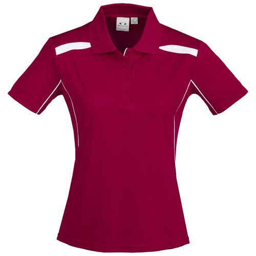 Ladies United Golf Shirt - Red