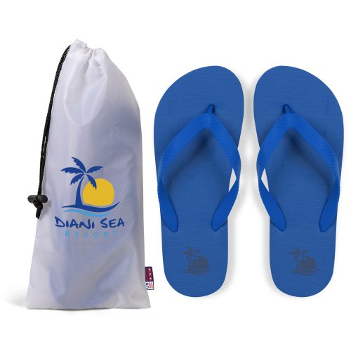 Maldives Unisex Flip Flops - Blue