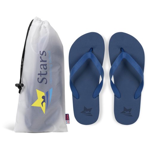 Maldives Unisex Flip Flops - Navy