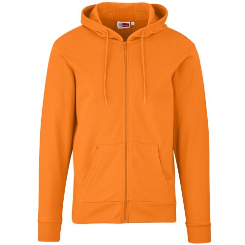 Mens Bravo Hooded Sweater  - Orange