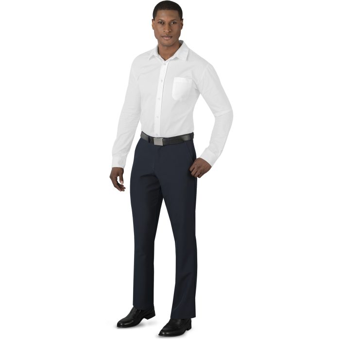 Mens Cambridge Flat Front Pants  - Navy