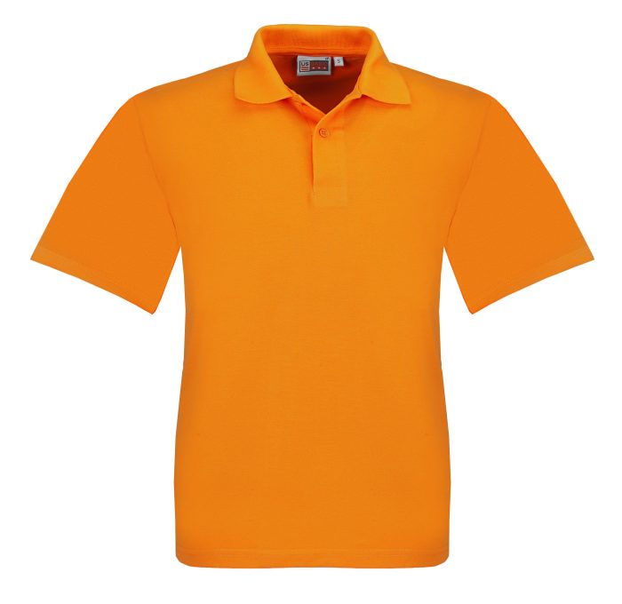 Mens Elemental Golf Shirt  - Orange