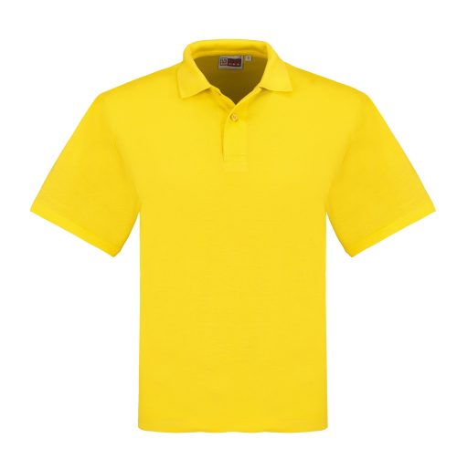 Mens Elemental Golf Shirt  - Yellow