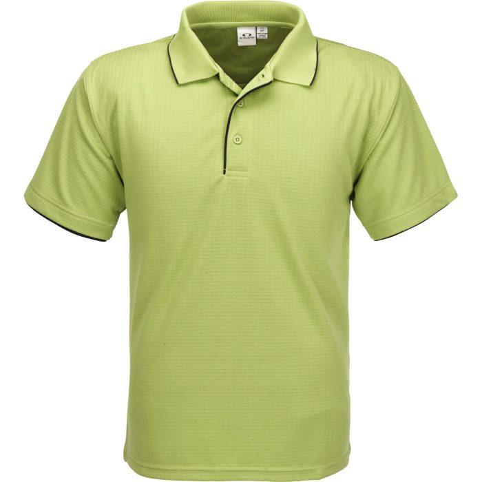 Mens Elite Golf Shirt  - Lime