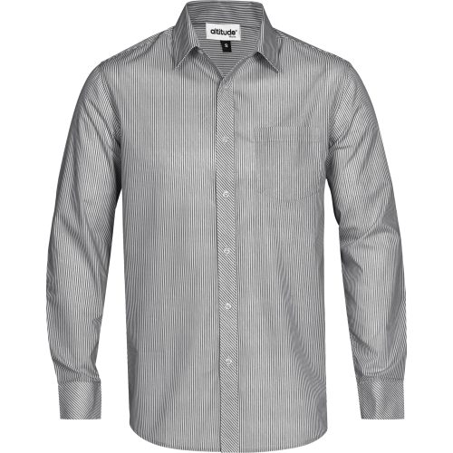 Mens Long Sleeve Birmingham Shirt - Grey