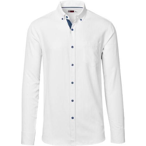 Mens Long Sleeve Casablanca Shirt - Navy