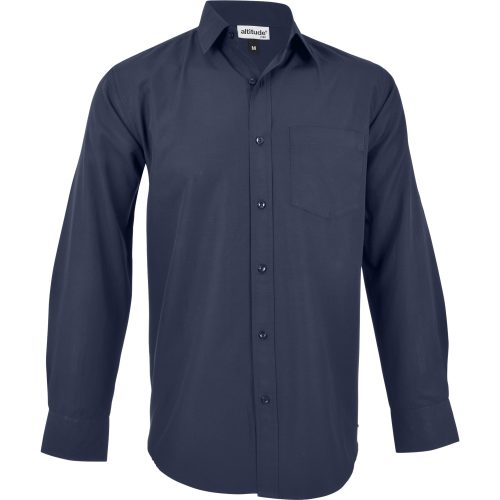 Mens Long Sleeve Catalyst Shirt  - Navy