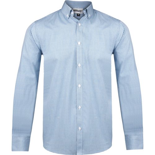 Mens Long Sleeve Edinburgh Shirt - Blue