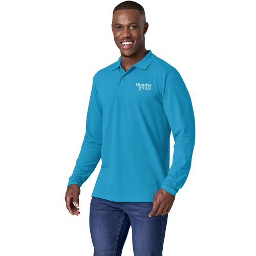 Mens Long Sleeve Elemental Golf Shirt