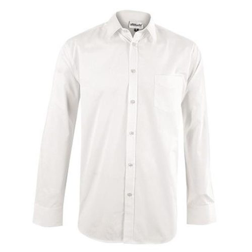 Mens Long Sleeve Haiden Shirt  - White