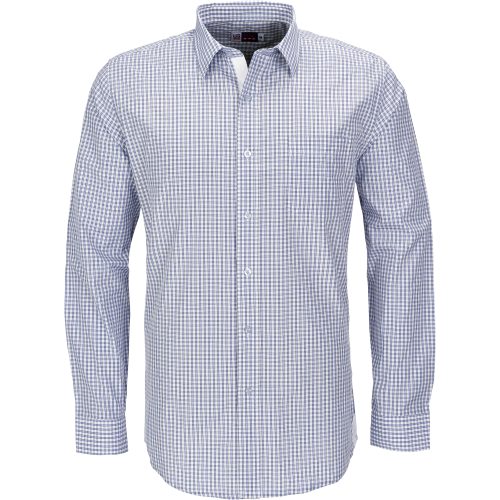 Mens Long Sleeve Kenton Shirt - Light Blue