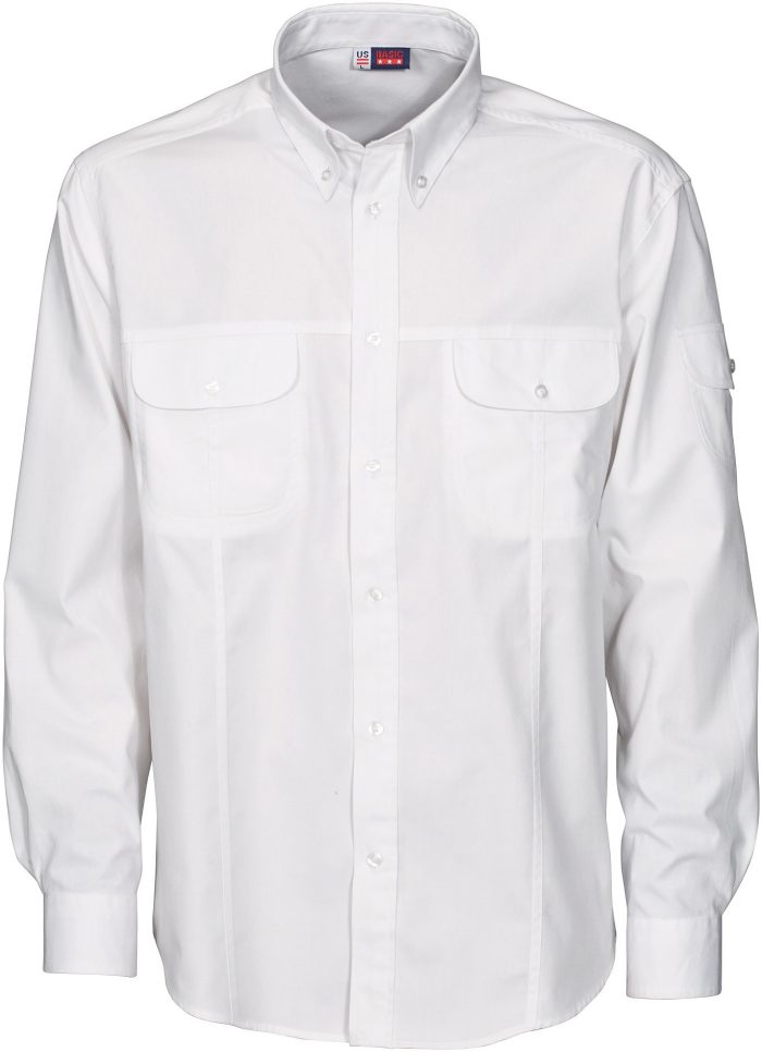 Mens Long Sleeve Phoenix Shirt  - White