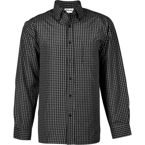 Mens Long Sleeve Prestige Shirt  - Black