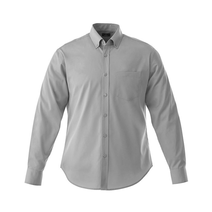 Mens Long Sleeve Wilshire Shirt  - Grey