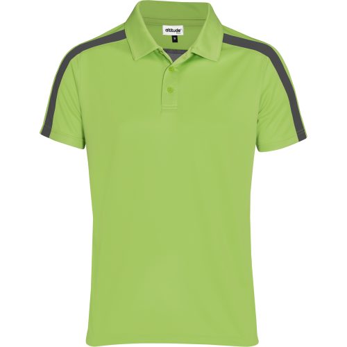 Mens Nautilus Golf Shirt - Lime