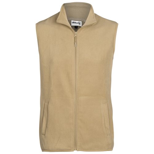 Mens Oslo Fleece Bodywarmer - Stone