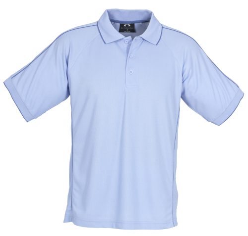 Mens Resort Golf Shirt  - Light Blue