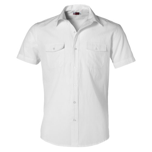 Mens Short Sleeve Bayport Shirt  - White