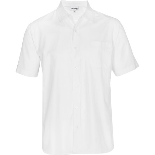 Mens Short Sleeve Catalyst Shirt  - White