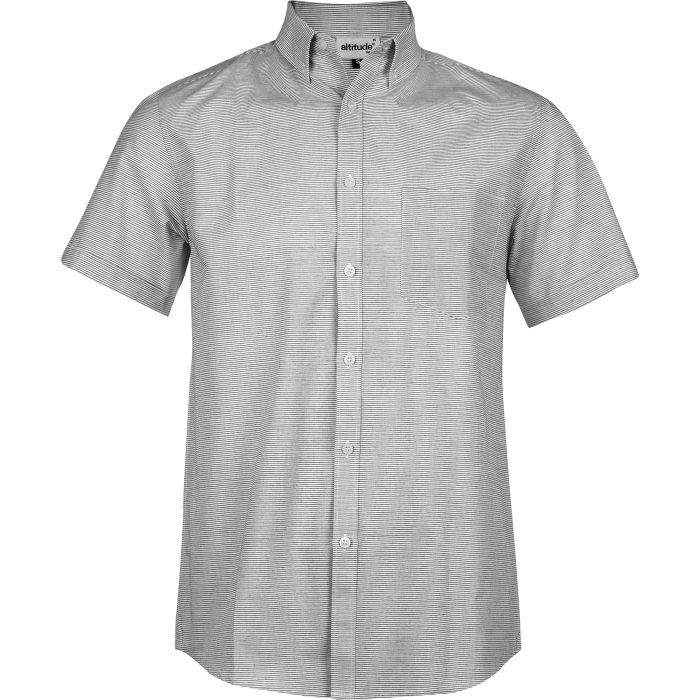 Mens Short Sleeve Earl Shirt  - Grey