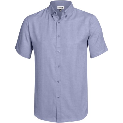 Mens Short Sleeve Nottingham Shirt - Navy