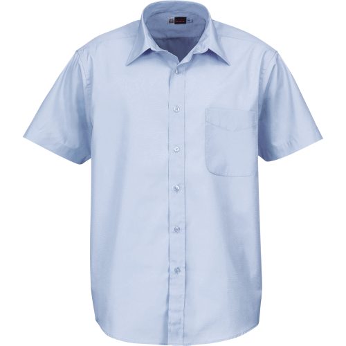 Mens Short Sleeve Washington Shirt  - Blue