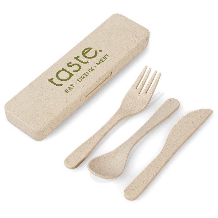 Okiyo Heiki Wheat Straw Cutlery Set