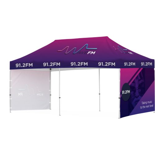 Ovation Sublimated Gazebo 6m X 3m - 2 Short Full-Wall Skins