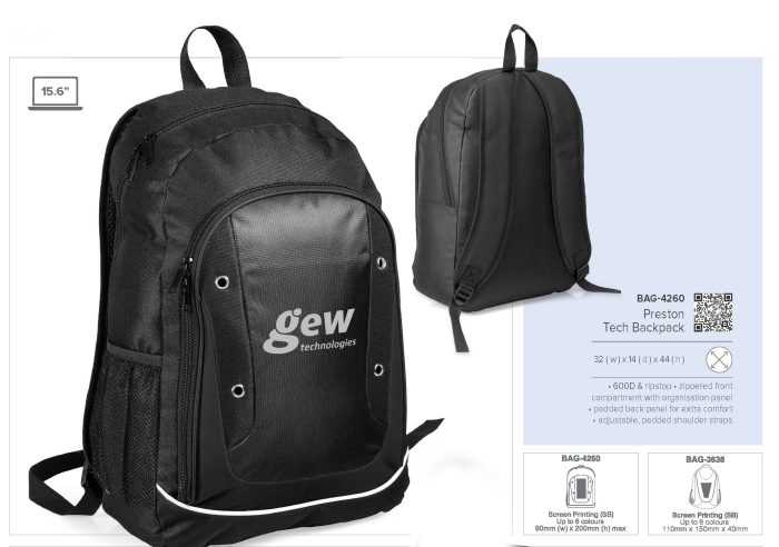 Preston Tech Backpack